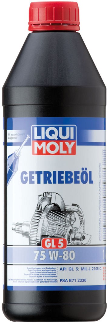 Олива трансмісійна LIQUI MOLY Getriebeoil 75W-80 (GL-5) 1 л (7619)